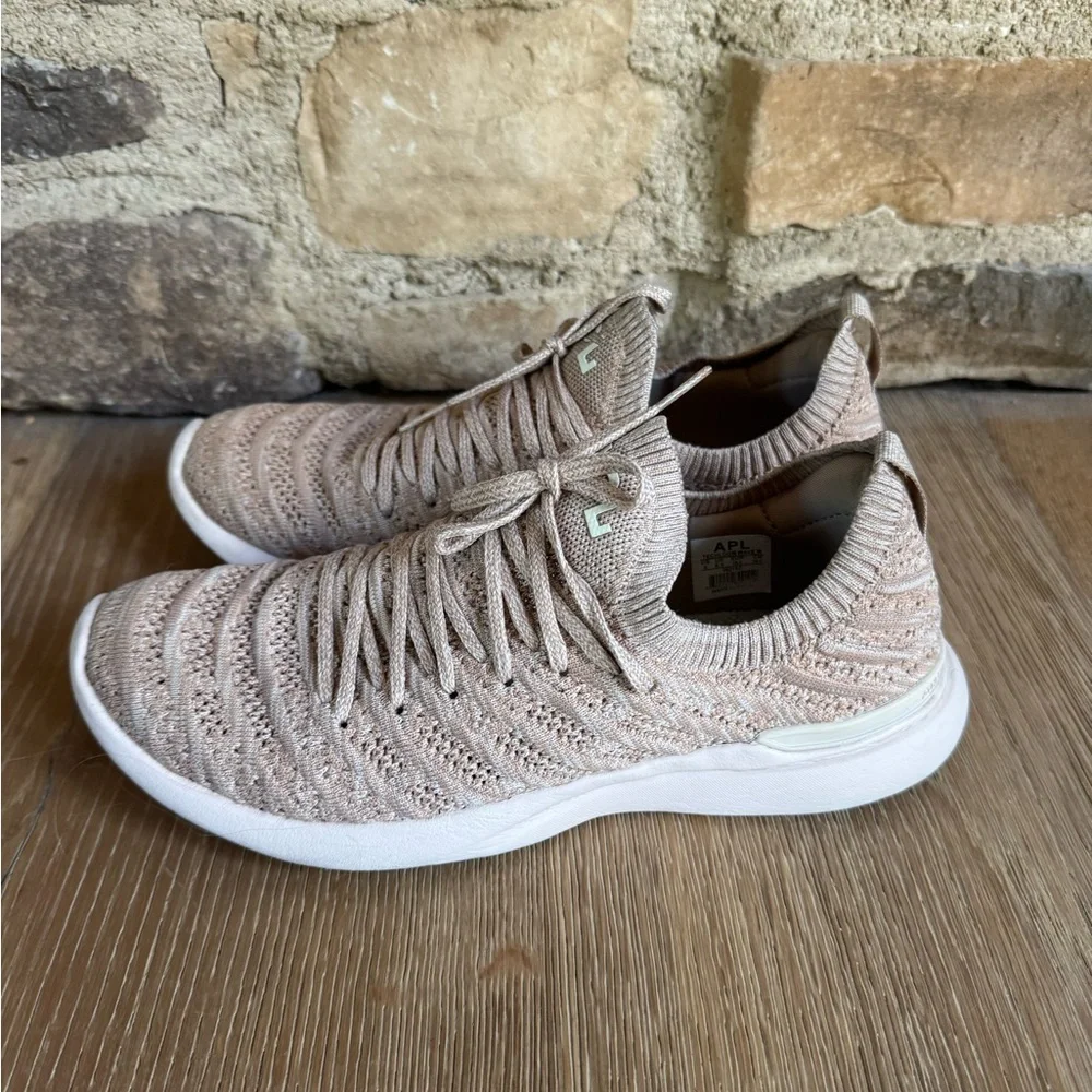 APL Techloom Women's Knit Sneakers - Nude Sz 8 price firm